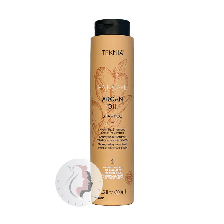 1 شامپو آبرسان حاوی روغن آرگان و بدون سولفات لاکمه مدل argan oil حجم 300 میل - تصویر 1