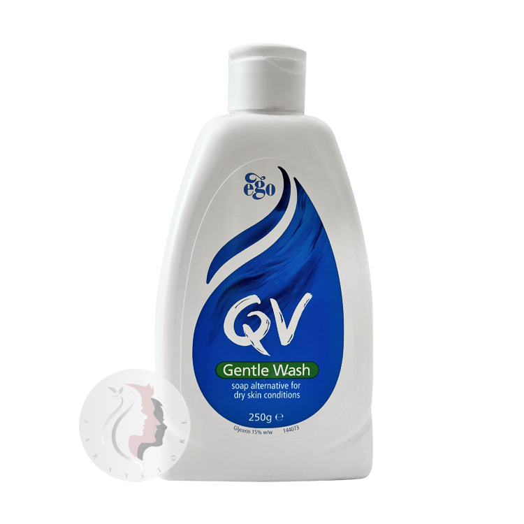 qv-gentle-wash-cleanser-lotion لوسیون پاک کننده آرایش کیووی مدل Gentle Wash