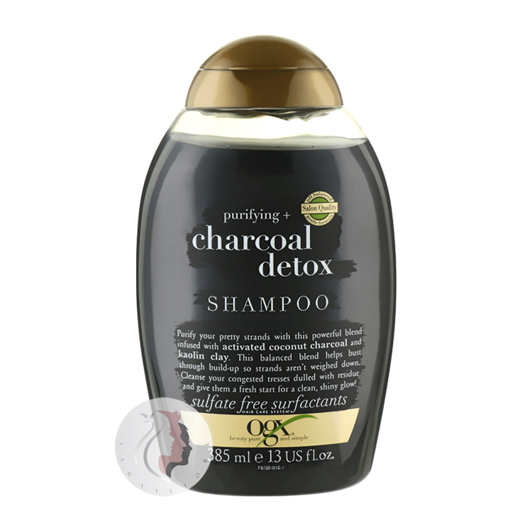 شامپو ذغال او جی ایکس مدل Charcoal Detox حجم 385 میل62 شامپو ذغال او جی ایکس مدل Charcoal Detox حجم 385 میل
