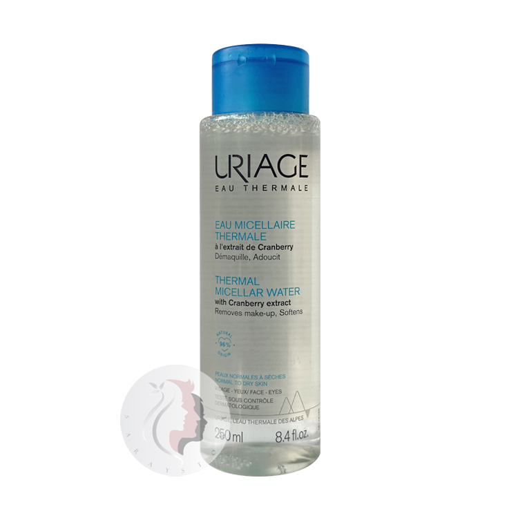 URIAGE MICELLAR WATERمحلول پاک کننده صورت پوست نرمال تا خشک اوریاژ مدل میسلار واتر 65 محلول پاک کننده صورت پوست نرمال تا خشک اوریاژ مدل میسلار واتر URIAGE MICELLARE WATER