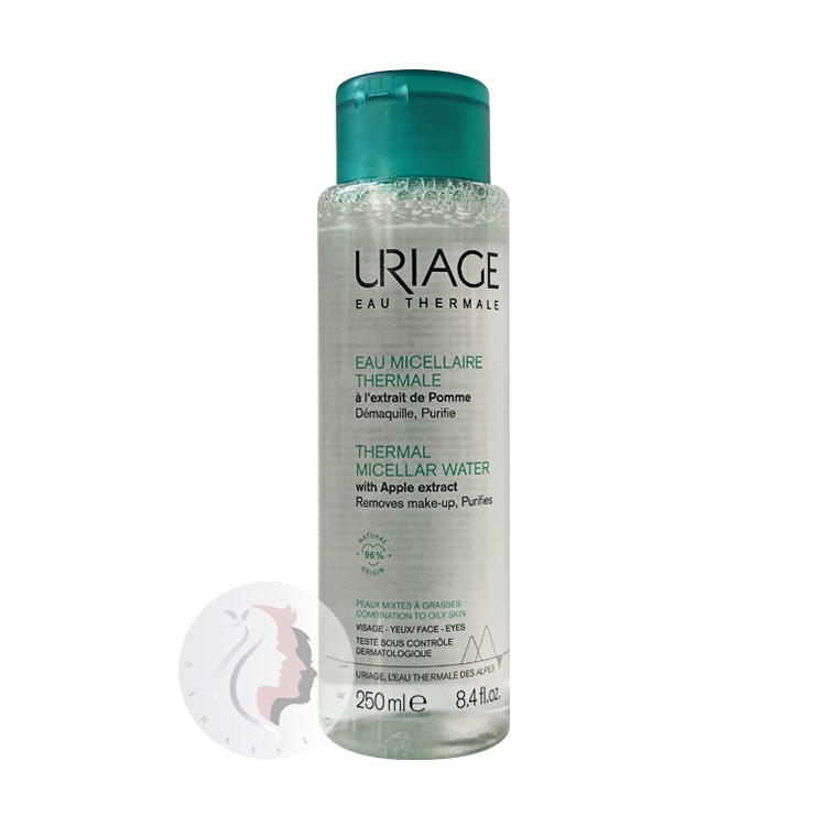 uriage-thermal-micellar-water-for-oily-skins محلول پاک کننده پوست چرب اوریاژ مدل میسلار واتر