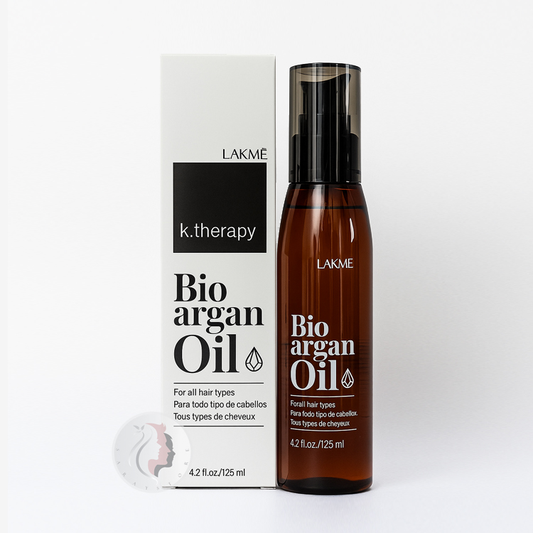 Lakme-k.therapy-Bio-Argan-Oil-125ml روغن بیو آرگان لاکمه مدل K Therapy حجم 125 میل