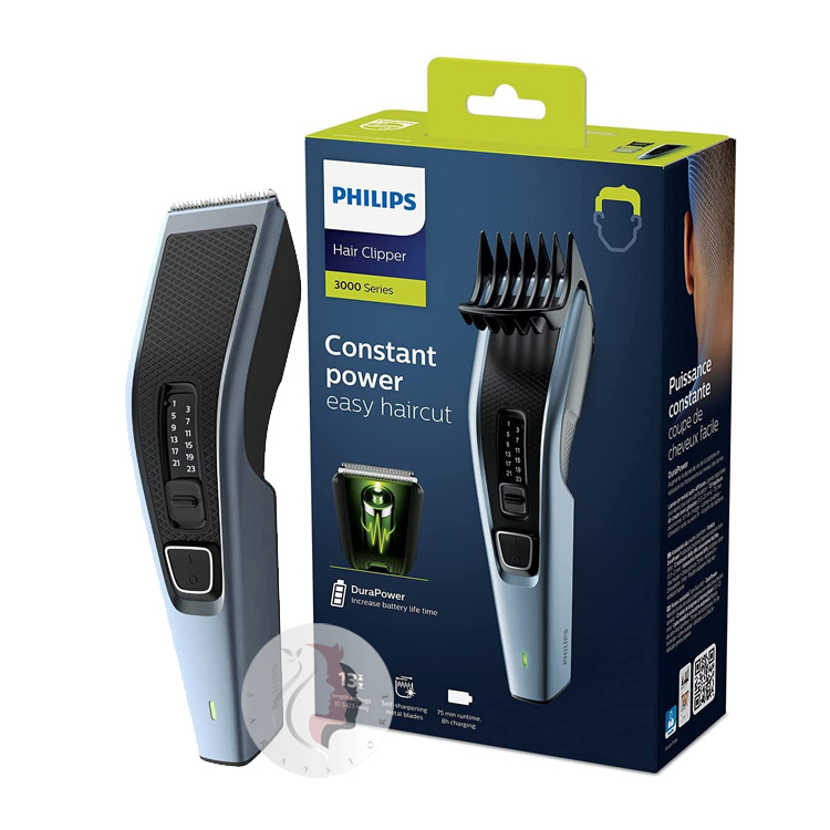philips-hairclipper-series-3000-hc3525-15 ماشین اصلاح موی سر و صورت فیلیپس مدل HC3525