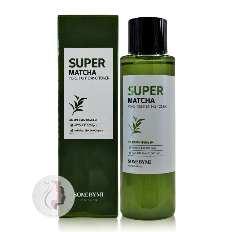 Some By Mi Super Matcha Pore Tightening Toner 150ml تونر کوچک کننده منافذ سوپر ماچا سام بای می حجم 150 میل