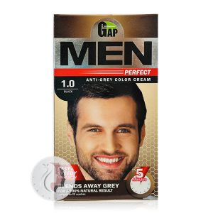 رنگ موی گپ سری Men Perfect مدل Black شماره 1.0