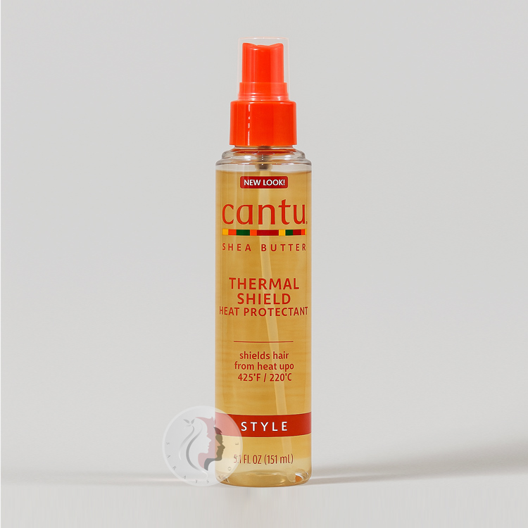 Cantu Shea Butter Thermal Shield Heat Protectant 151ml اسپری محافظ حرارت و ضد وز کانتو Cantu Shea Butter 151ml
