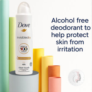 اسپری ضد تعریق زنانه داو Invisible Dry 100 حجم 250 میل