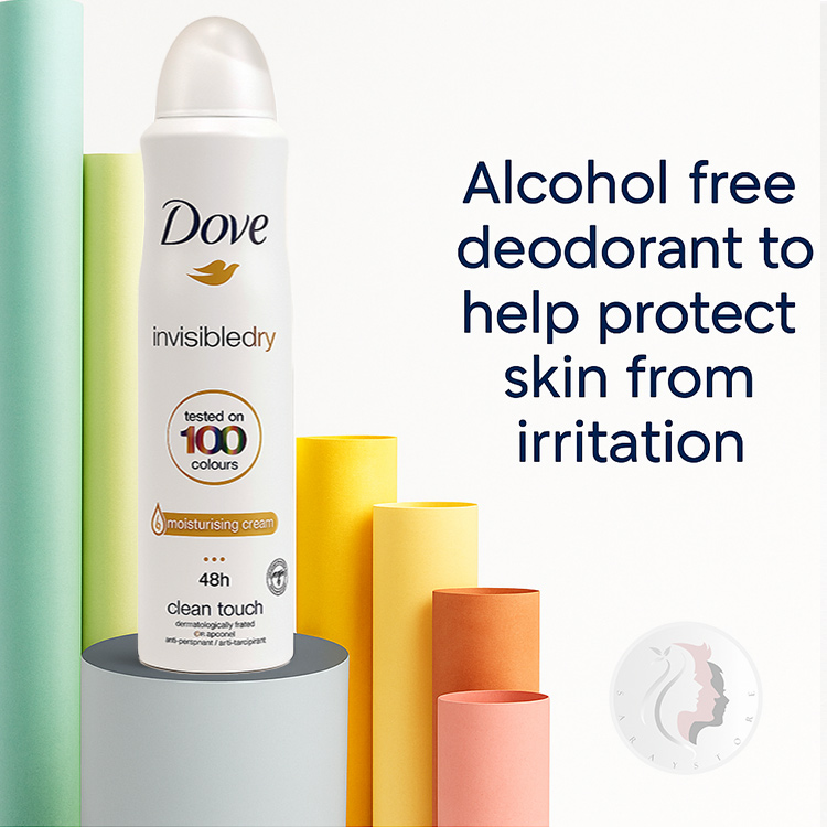 اسپری ضد تعریق زنانه داو Invisible Dry 100 حجم 250 میل