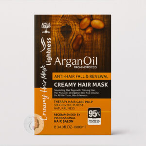 ماسک مو ضد ریزش و تقویت‌کننده لایتنس مدل Argan Oil حجم 1000 میل