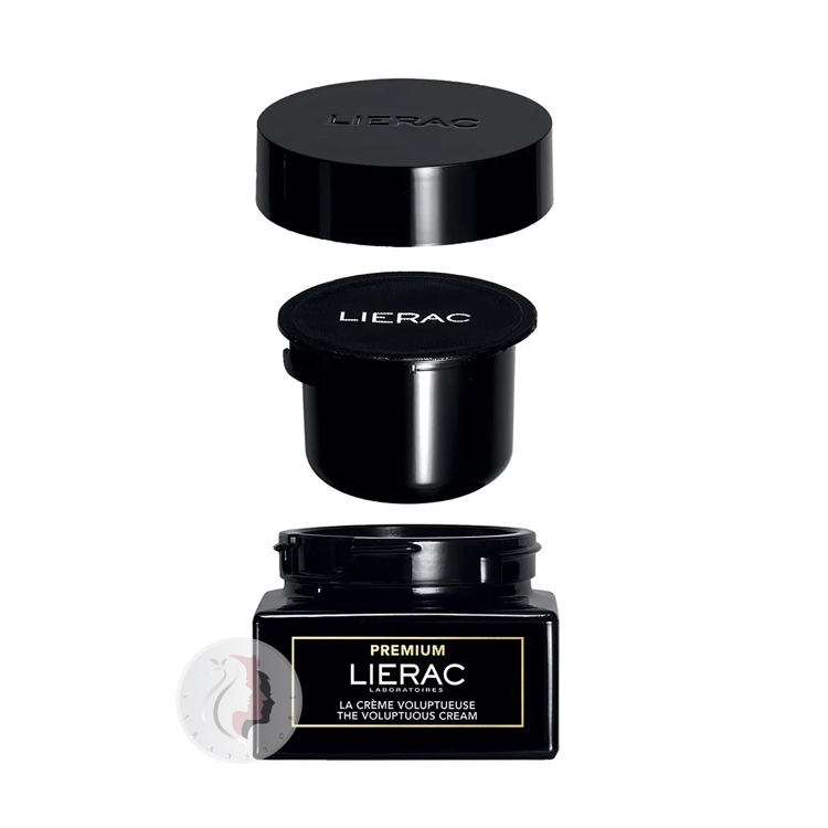 Lierac-Premium-La-Crème-Voluptueuse-Remplacement-50-ml کرم ضد پیری لیراک پرمیوم Voluptuous Refill حجم ۵۰ میل