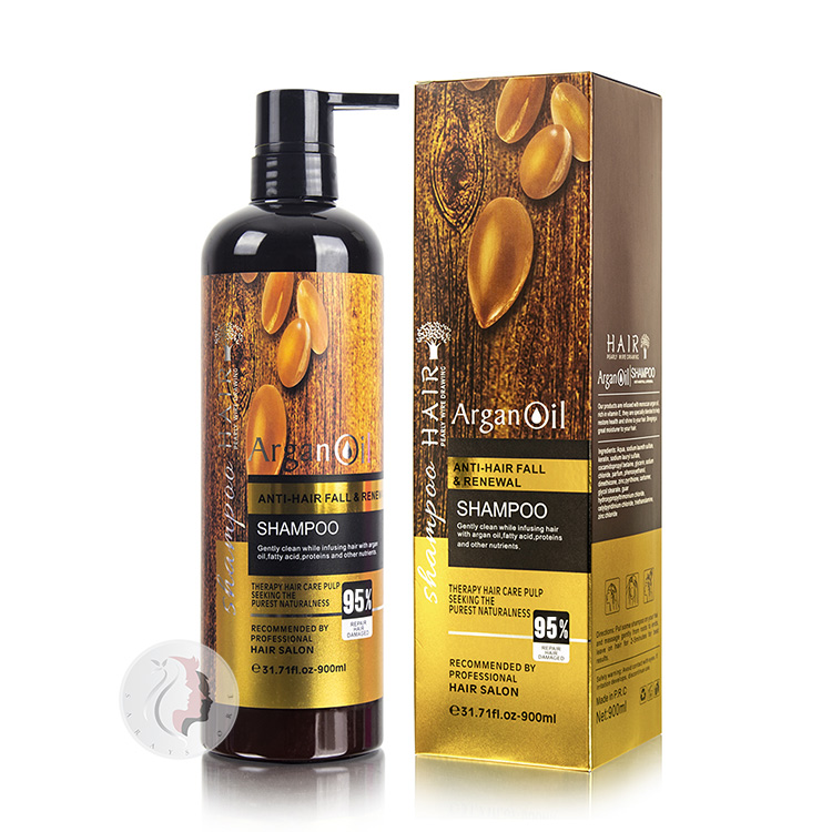 Lightness-Argan-Oil&-Protein-Anti-Hair-Fall-Shampoo-900ml شامپو ضد ریزش مو لایتنس با روغن آرگان و پروتئین