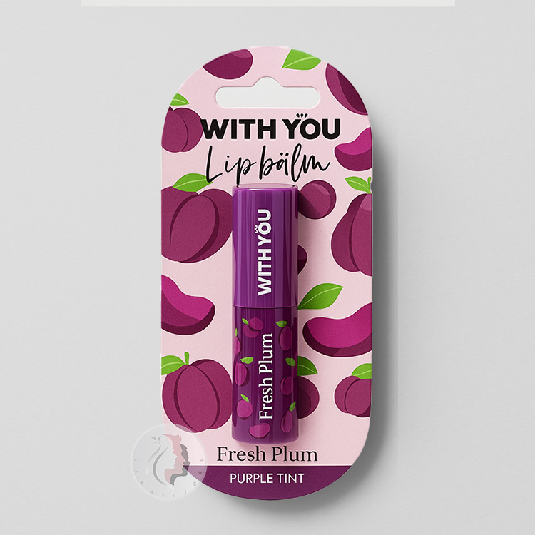 With-You-Lip-Balm-Plum بالم لب ویت یو مدل Plum