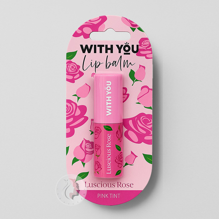 With-You-Luscious-Rose-Lip-Balm بالم لب نرم کننده ویت یو مدل Luscious Rose حجم 20 میل