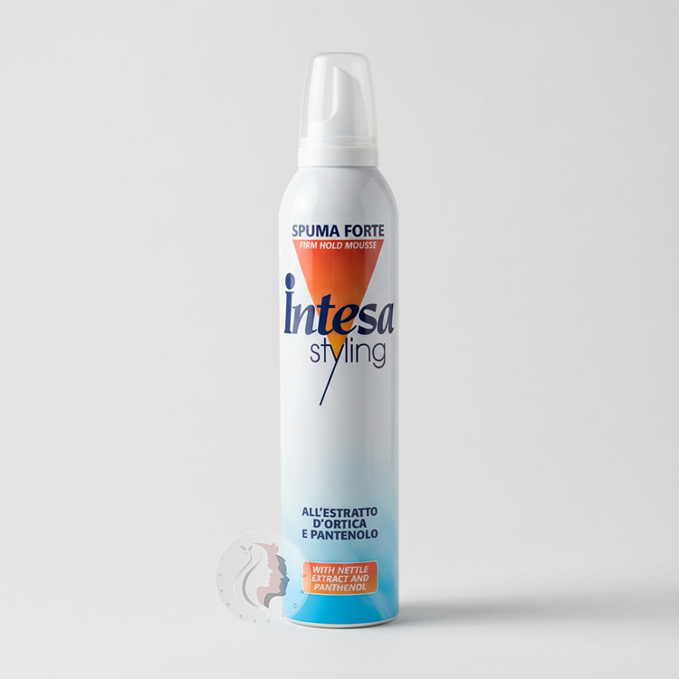 INTESA-STYLING-Mousse-Forte-Ortiga-and-Panthenol-Extract-300ml موس حالتدهنده و حجمدهنده مو اینتسا