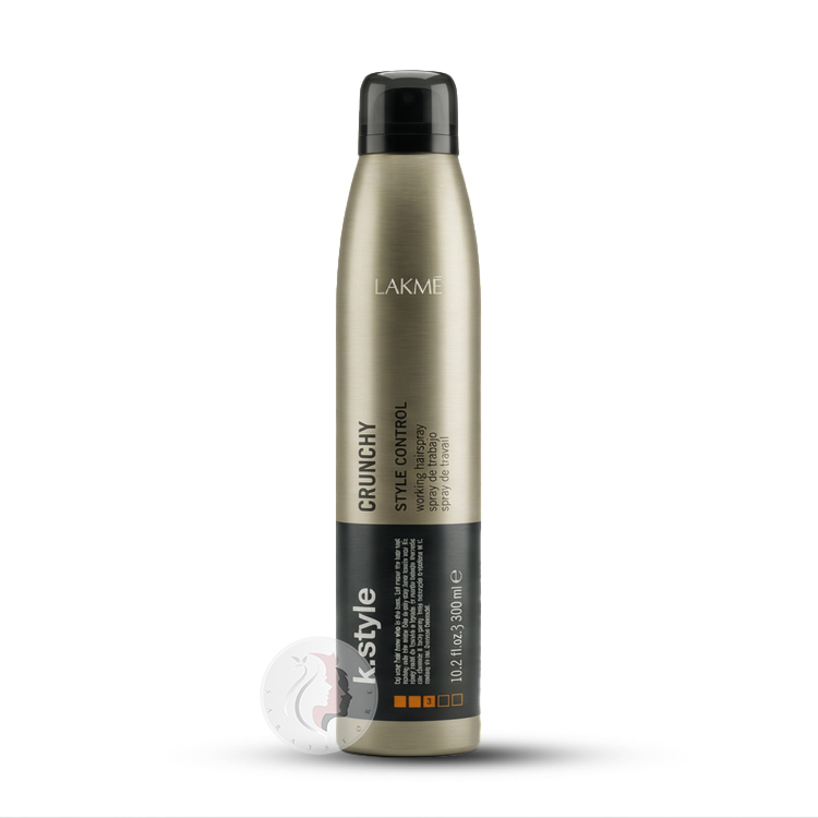 Lakme-K-Style-Style-Control-Crunchy-Working-Spray-300-ml اسپری فیکس کننده قوی مو لاکمه مدل Crunchy