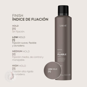 قیمت اسپری حالت دهنده مو لاکمه مدل Pliable