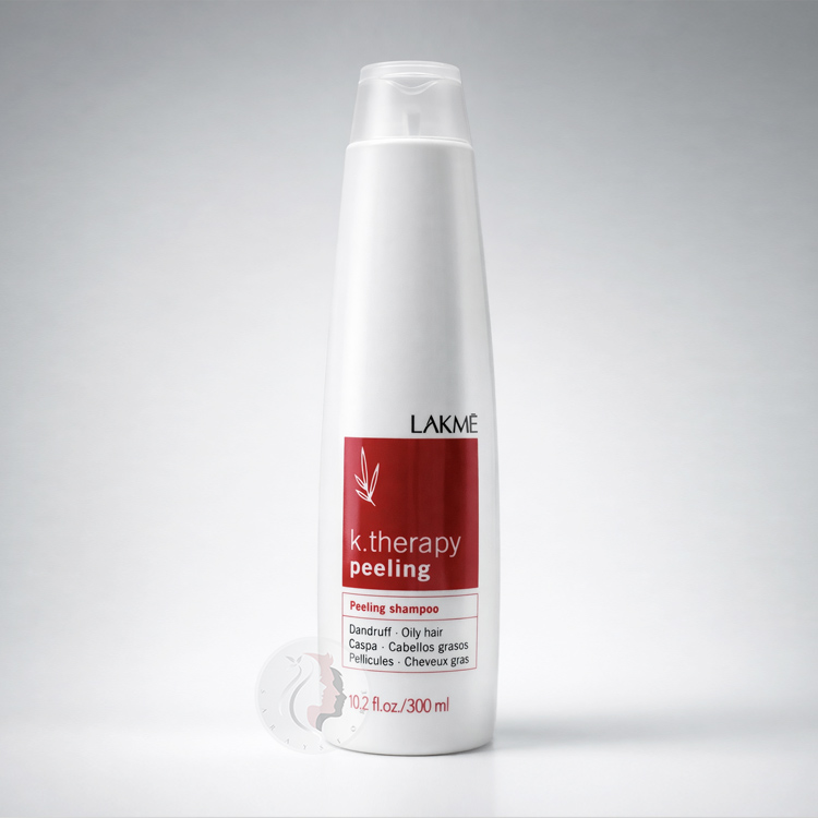 Lakme-K.Therapy-Peeling-Shampoo-Dry-Hair-300-ml شامپو ضد شوره موی چرب لاکمه مدل Peeling